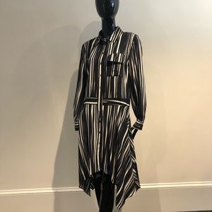 Barcode Shirt Dress Size L